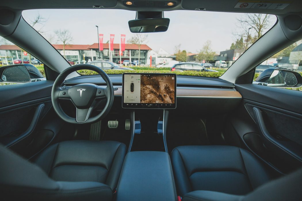 Tesla Interior Dash